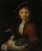 Jacob Gerritsz. Cuyp A Boy with a Goose USA oil painting artist